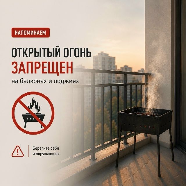 Если пикник не на природе, это не значит, что можно разводить огонь где угодно